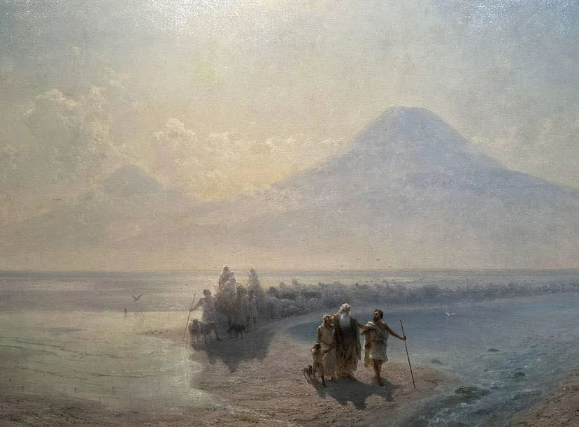 Այվազովսկի՝ «Նոյի իջնելը Արարատ լեռից», 1889