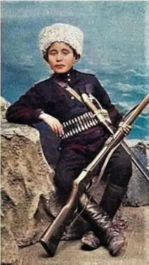 Nshan Sahakyan, a 13-year-old volunteer