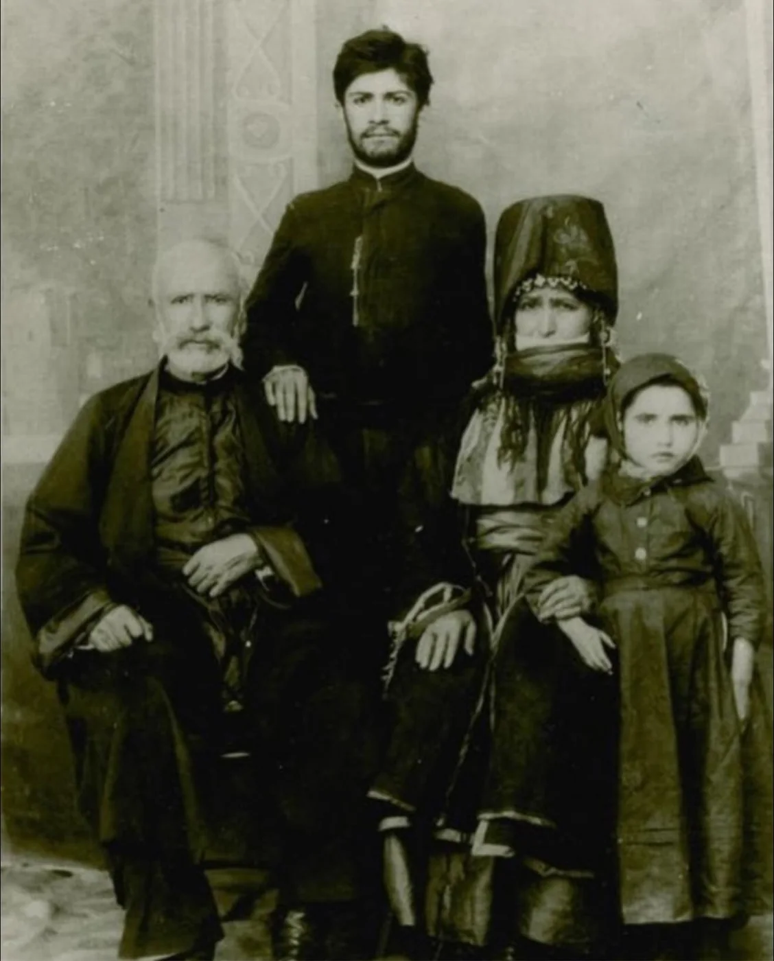 Ավագյանների ընտանիքը Ցղնայից, Նախիջևան, 1880