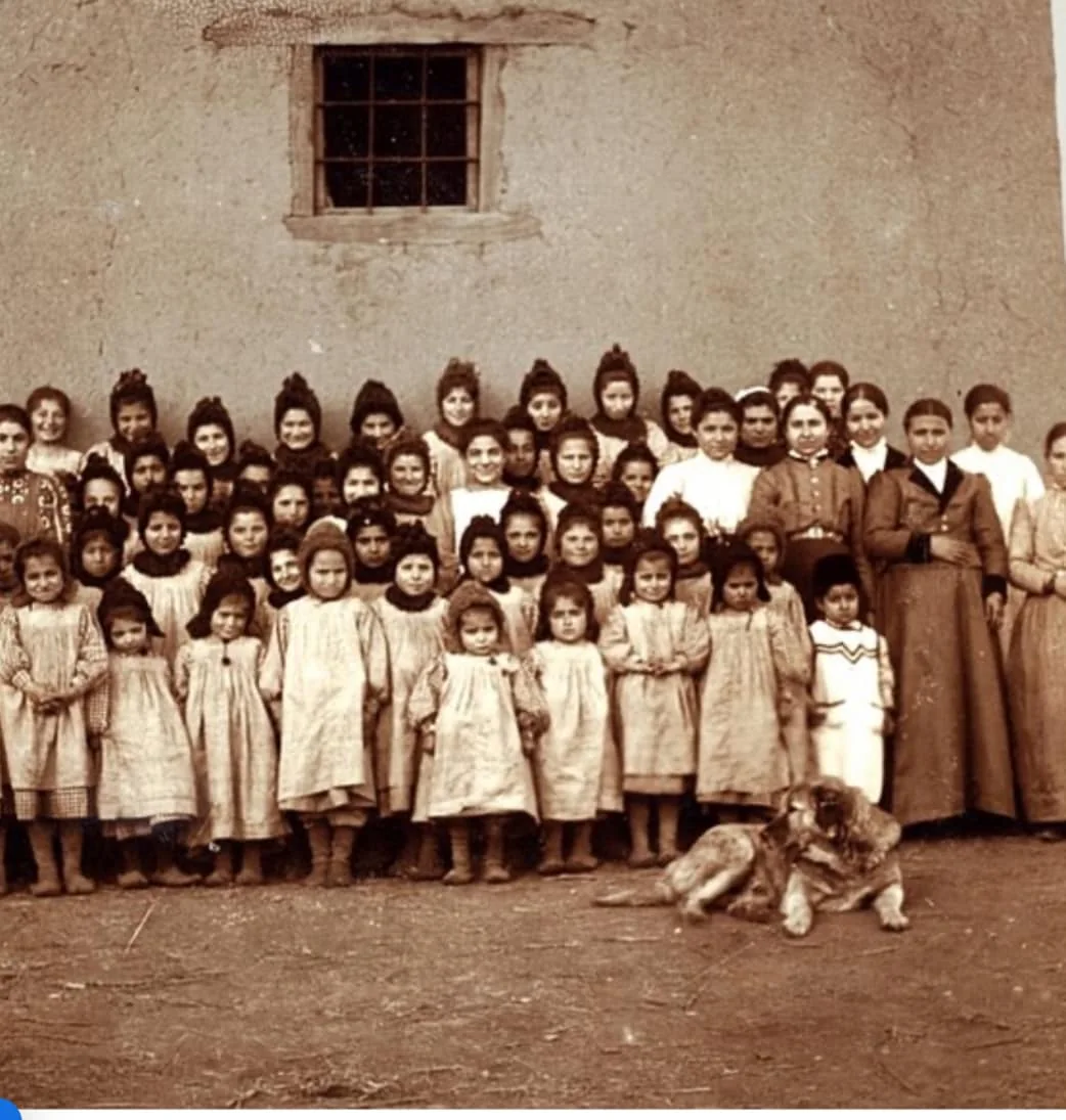 Children of the missionary school-orphanage in Mush