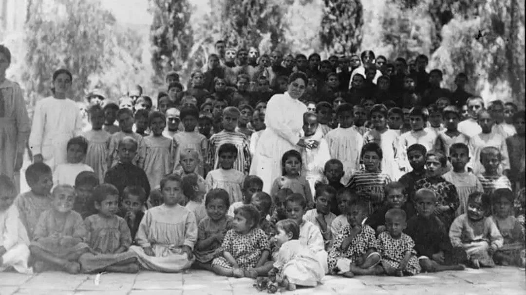 Հայ փախստական երեխաներ Պաղեստինում, 1918