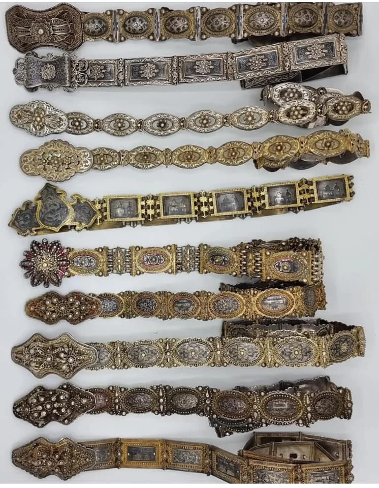 Հայկական արծաթե գոտիներ, 19-րդ դար