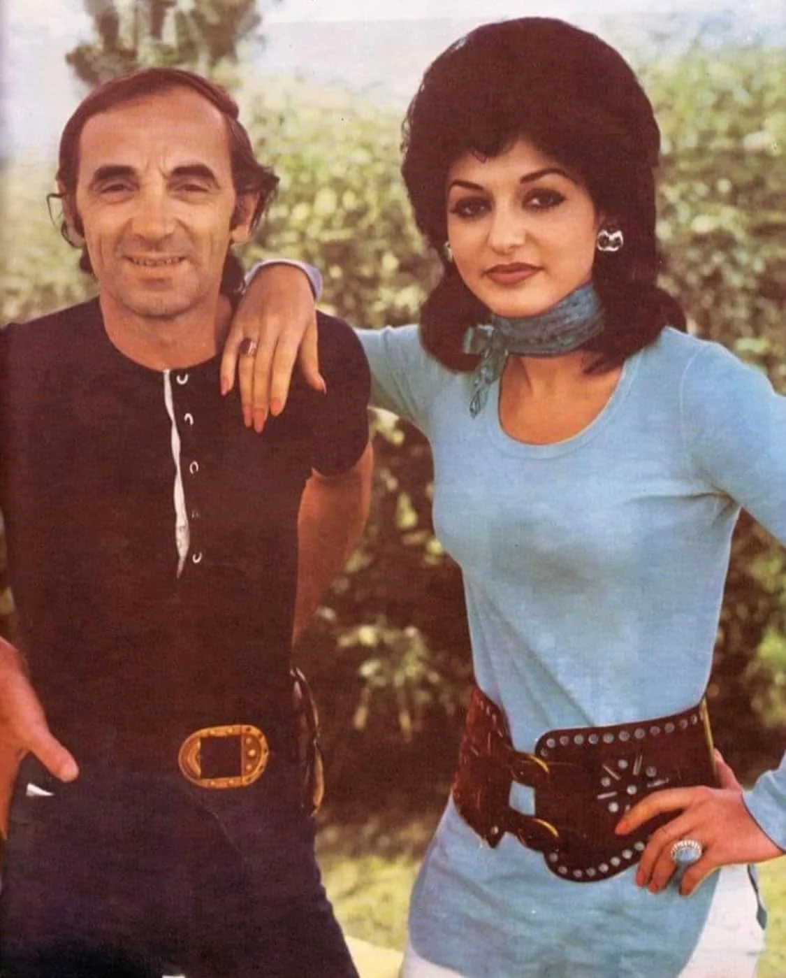 Շառլ Ազնավուրը և Գուգուշը Թեհրանում, 1971