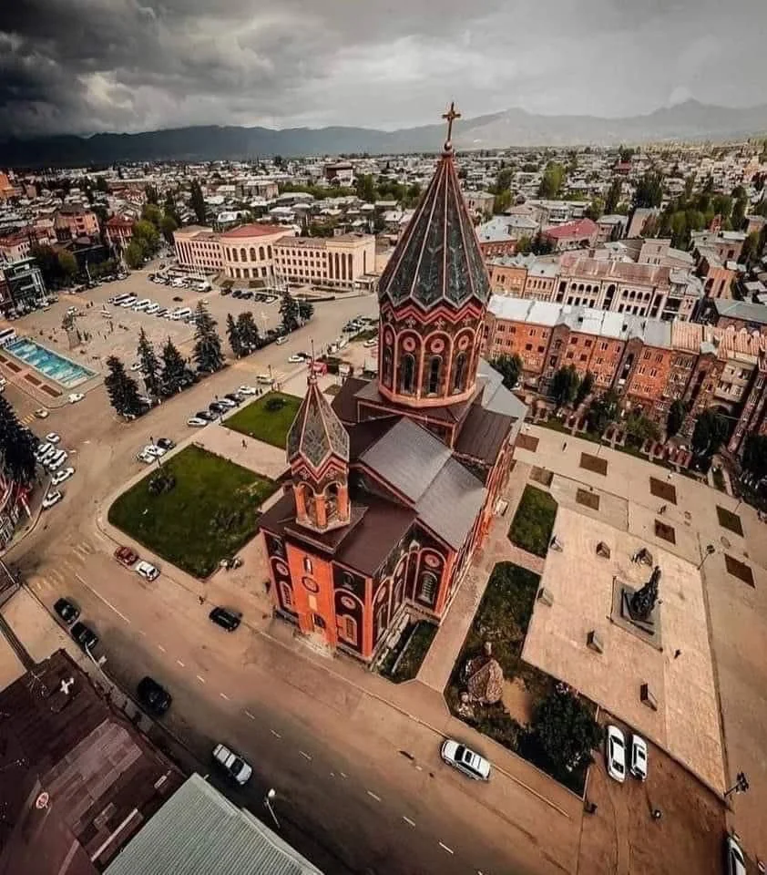 Գյումրին վերևից