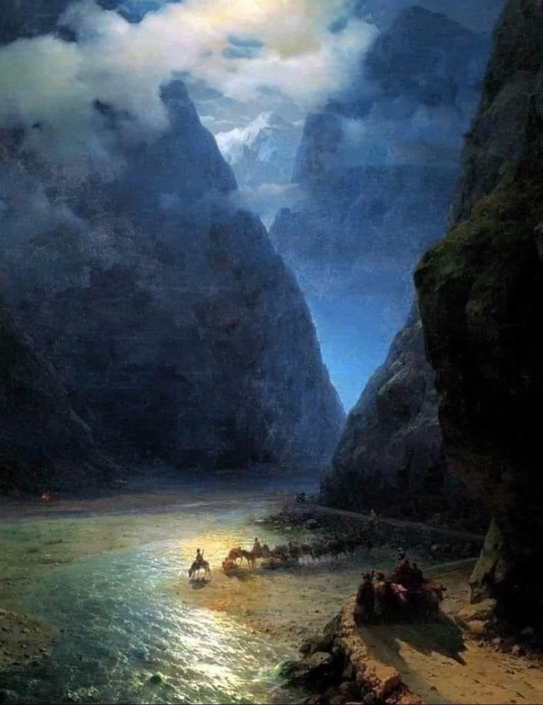 Հովհաննես Այվազովսկի, «Դարիալի կիրճը», 1862