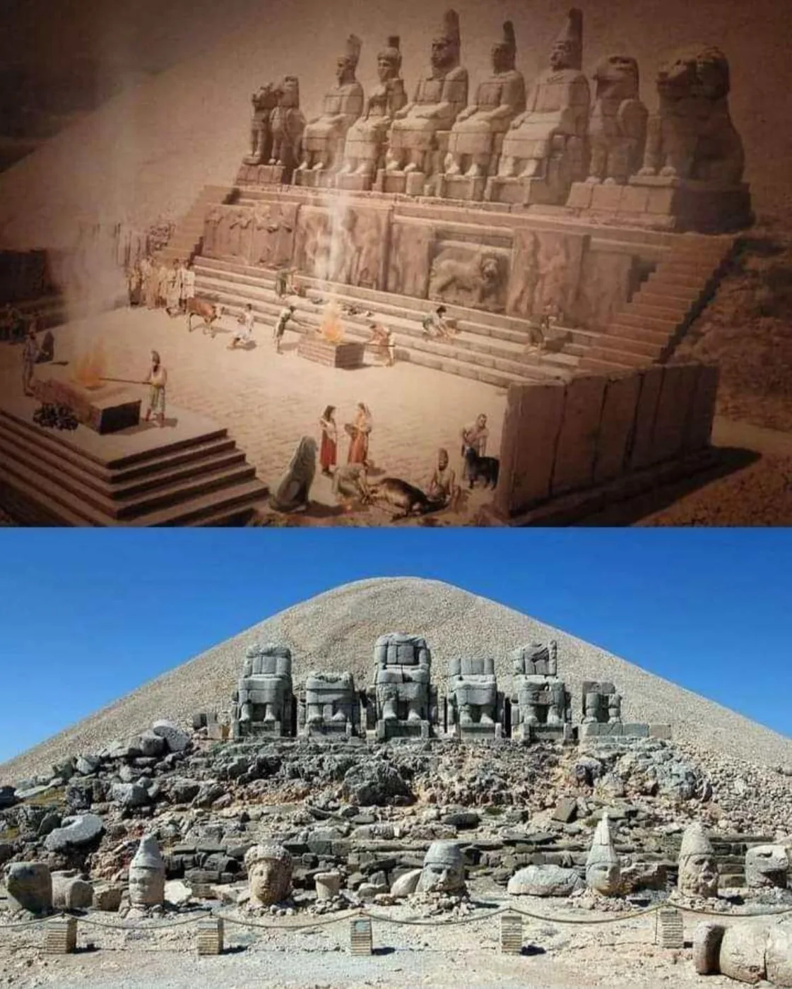 Անտիոքոս I-ի դամբարանը Նեմրութ լեռան վրա